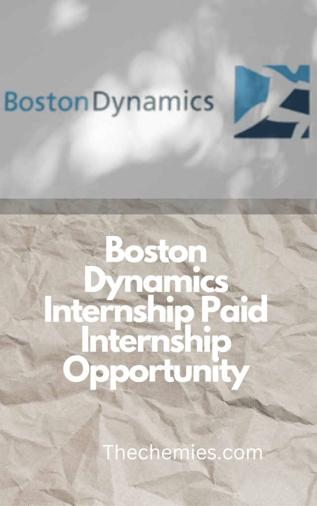 Boston Dynamics Internship Summer 2024 Boston Dynamics Careers