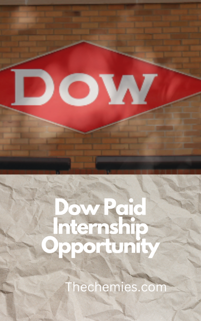 Dow Internship Program 2024 with Stipend