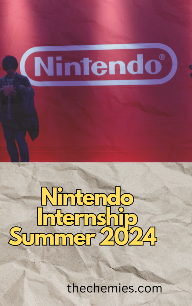 Nintendo Internship Summer 2024