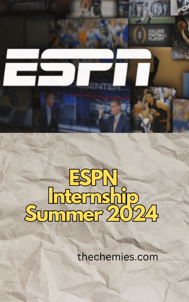 ESPN Internship Summer 2024 